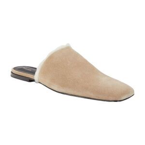 Proenza Schouler Womens Suede Shearling Lined Slide Slippers Mules Size 7.5 $575